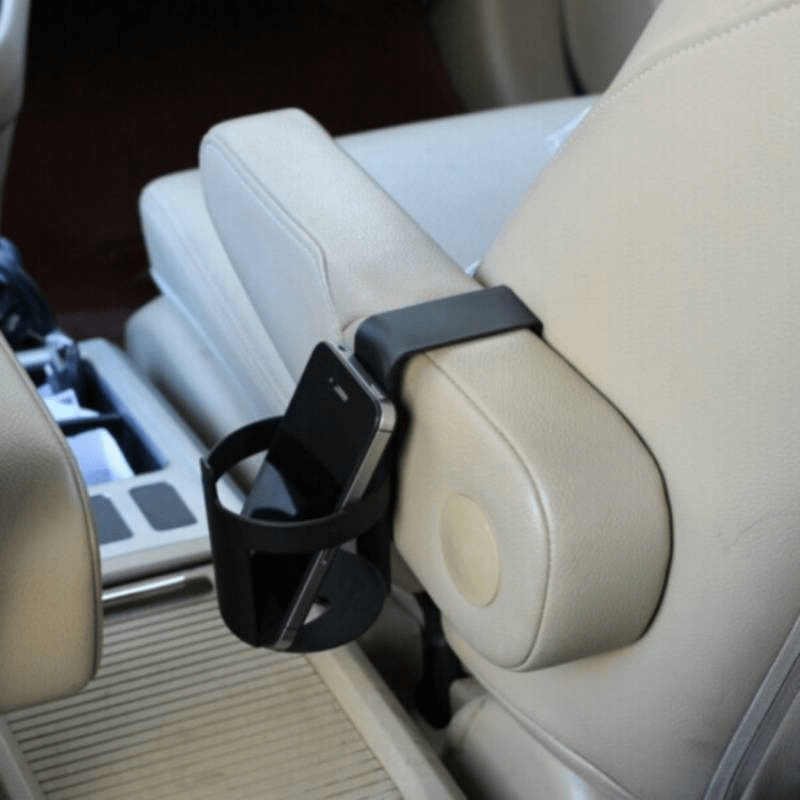 Ontdek onze Universele Auto Bekerhouder - perfect voor onderweg! Makkelijk op te hangen aan je auto- of vrachtwagenraam, houdt je drankjes stevig op hun plek, zelfs op hobbelige wegen.