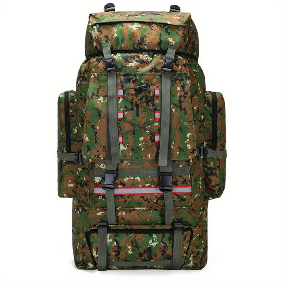 Extra Grote Rugzak: Ideale Outdoor Kampeerrugzak, Ruime Bagage- en Schoudertas voor Zowel Heren als Dames, Capaciteitsrijke Backpack