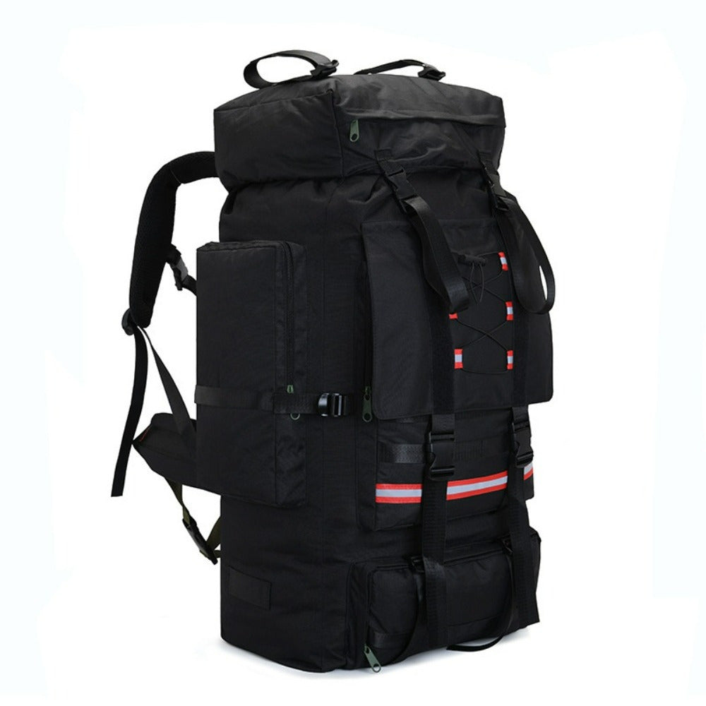 Extra Grote Rugzak: Ideale Outdoor Kampeerrugzak, Ruime Bagage- en Schoudertas voor Zowel Heren als Dames, Capaciteitsrijke Backpack