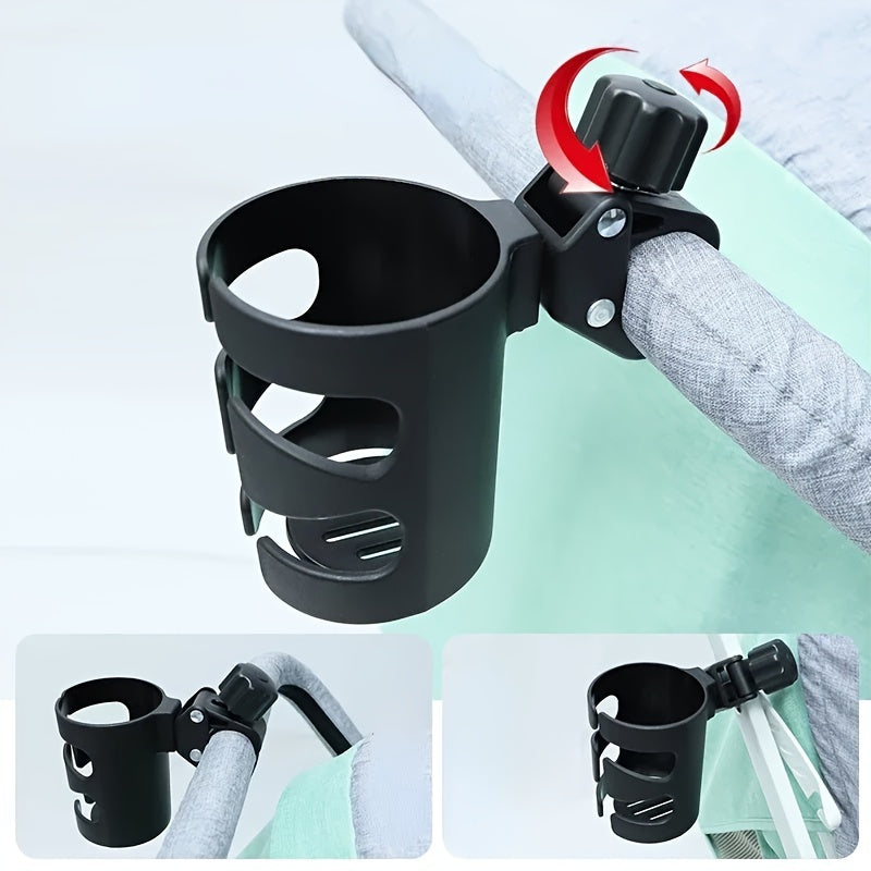 Bekerhouder voor kinderwagen, Draaibare Drinkflesrek voor Fietsen en Kinderwagens, Handige Accessoire