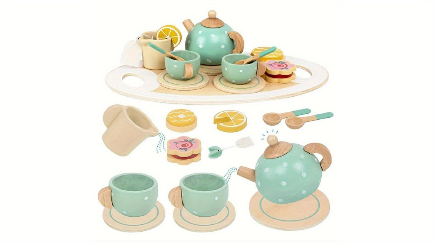 Duik in de betoverende wereld van het Afternoon Tea Fantasiespel met onze Simulatieve Afternoon Tea Set kinderspeelgoedset!