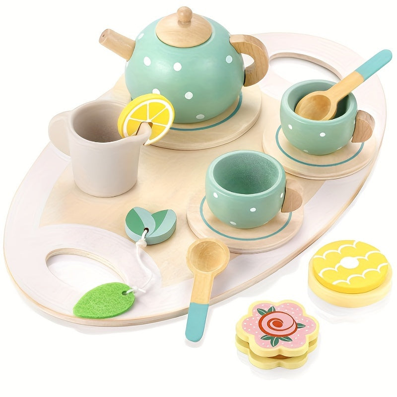 Duik in de betoverende wereld van het Afternoon Tea Fantasiespel met onze Simulatieve Afternoon Tea Set kinderspeelgoedset!