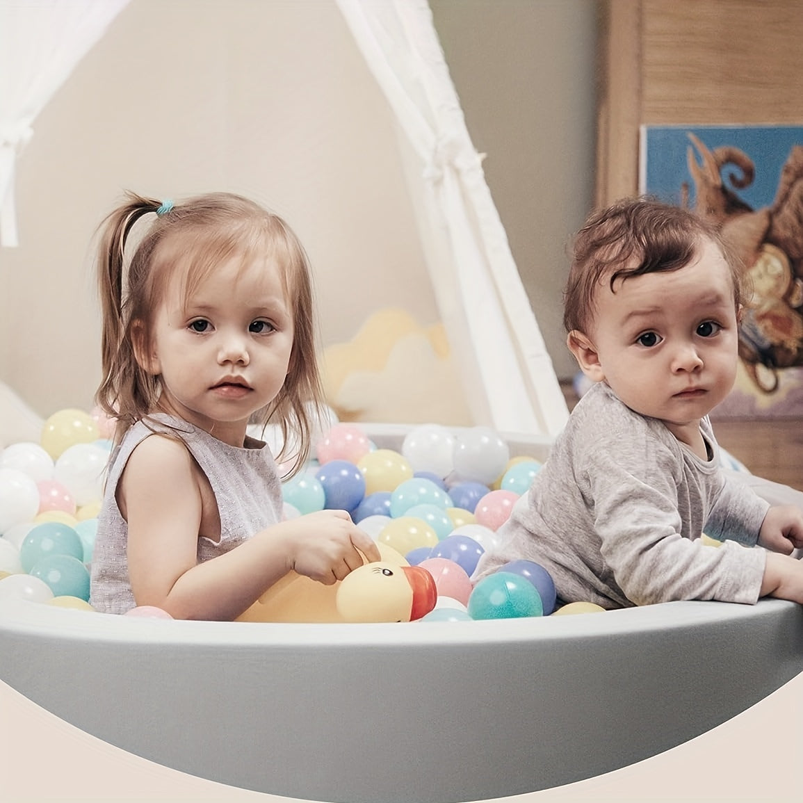 100 Ocean Ballen - Veilig en leuk voor zwembaden, pretparken en feestdagen! Het perfecte cadeau voor kinderen tijdens Halloween, Thanksgiving, Kerst en Carnaval!