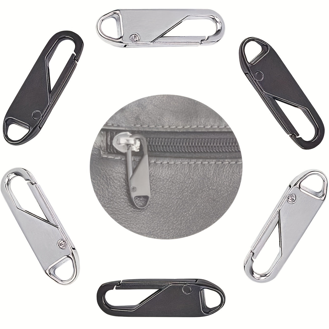 4 Stuks Rits Reparatie Tool Kit Vervanging Rits voor Jas Tas Koffer