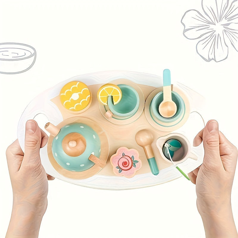 Duik in de betoverende wereld van het Afternoon Tea Fantasiespel met onze Simulatieve Afternoon Tea Set kinderspeelgoedset!