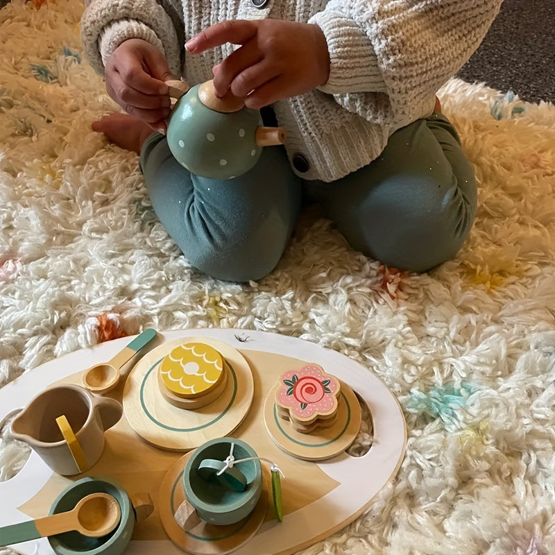 Duik in de betoverende wereld van het Afternoon Tea Fantasiespel met onze Simulatieve Afternoon Tea Set kinderspeelgoedset!