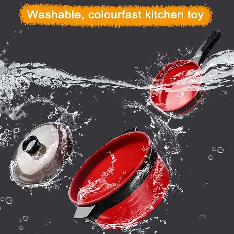 Kinderen Keukenspeelgoedset: Koken,Fruit Snijden, Keukengerei voor Kinderen - Simulatie Spel voor Onderwijs en Fantasie