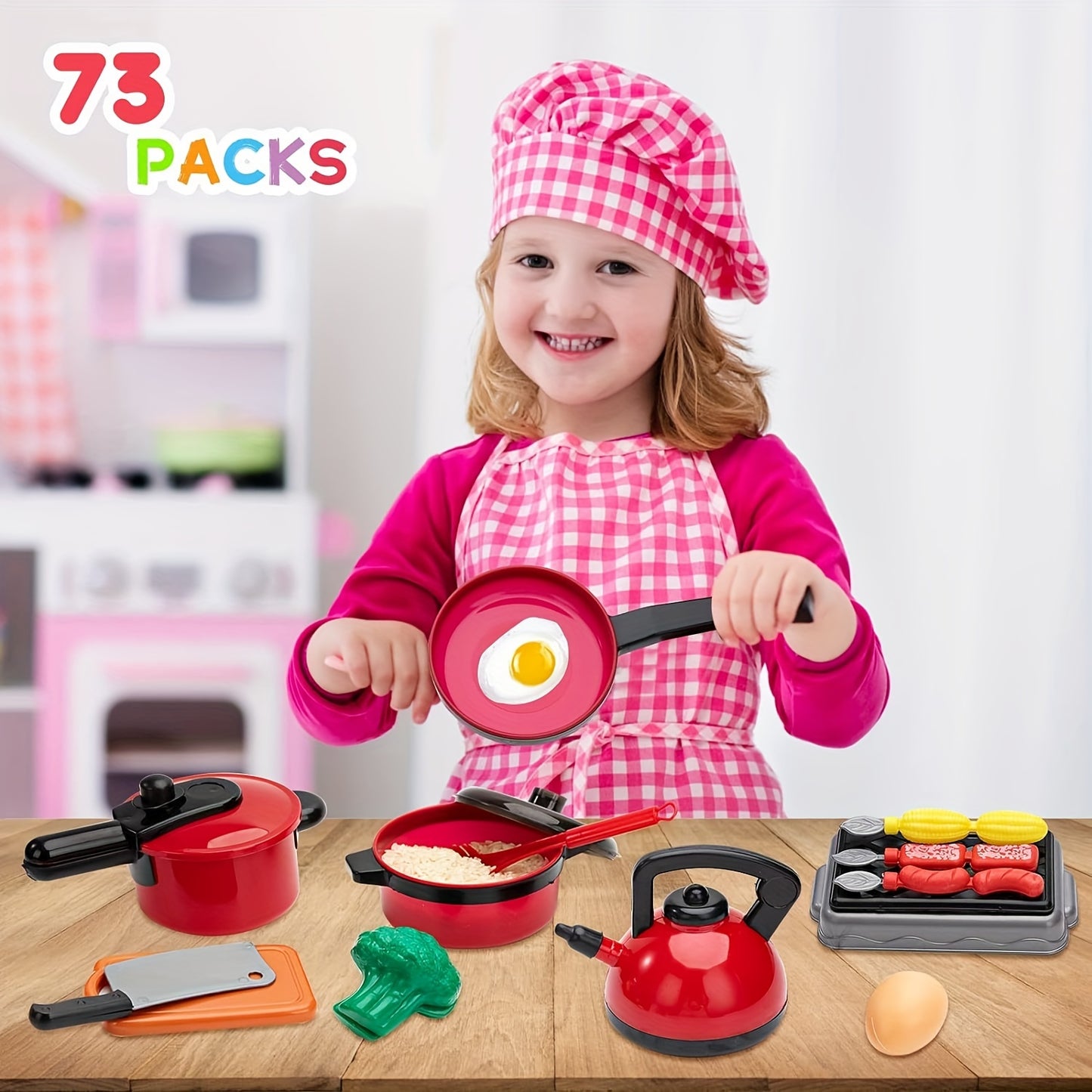 Kinderen Keukenspeelgoedset: Koken,Fruit Snijden, Keukengerei voor Kinderen - Simulatie Spel voor Onderwijs en Fantasie