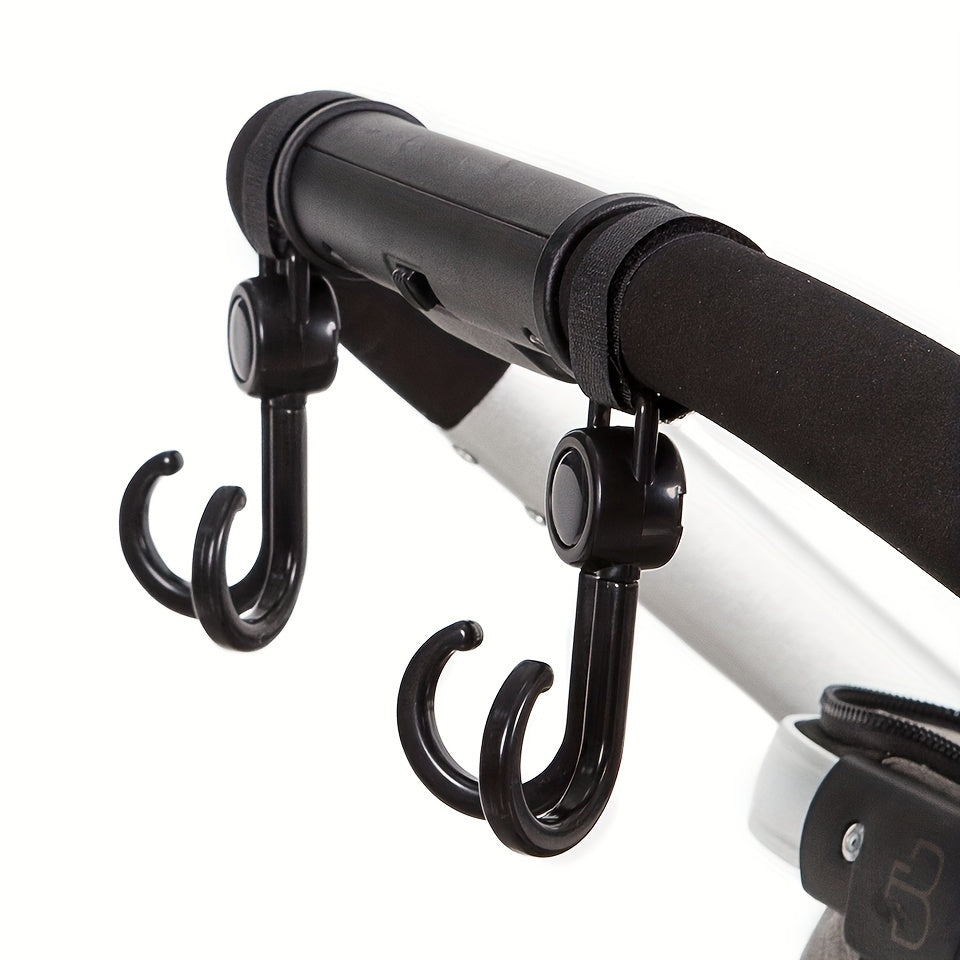 1 st/2 stks Kinderwagen Auto Winkelwagen Haken Kinderwagen Accessoires - Draaibare 360 Graden Haak voor Kinderwagen Organisator Tas, Fietshaak