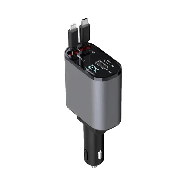 VoltBoost™ | 4-in-1 Snel, Handig, Veelzijdige Autolader