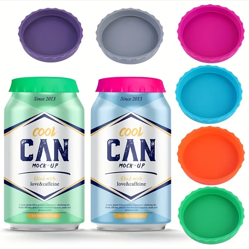 Siliconen blikafdichtingen in een set van 1 tot 6 stuks. Geschikt voor standaard frisdrank-, bier-, sap- en colablikjes. BPA-vrij en herbruikbaar voor een stofdichte en lekvrije afdichting. Beschermt en behoudt de frisheid van uw drankjes.