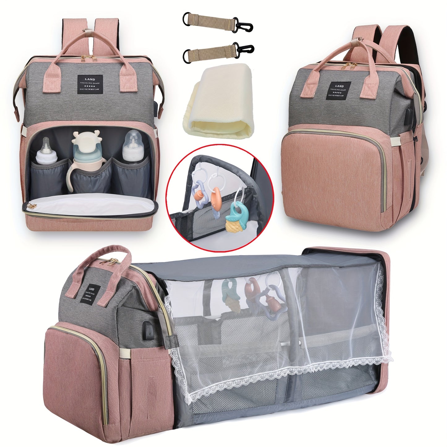 Ontdek onze trendy Luiertas Rugzak, ideaal voor moderne ouders onderweg. Met ingebouwd verschoonstation en royale opbergruimte, essentieel voor drukke dagen.