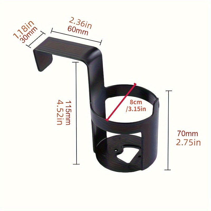 Ontdek onze Universele Auto Bekerhouder - perfect voor onderweg! Makkelijk op te hangen aan je auto- of vrachtwagenraam, houdt je drankjes stevig op hun plek, zelfs op hobbelige wegen.
