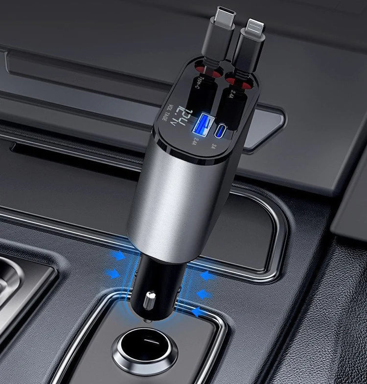 VoltBoost™ | 4-in-1 Snel, Handig, Veelzijdige Autolader