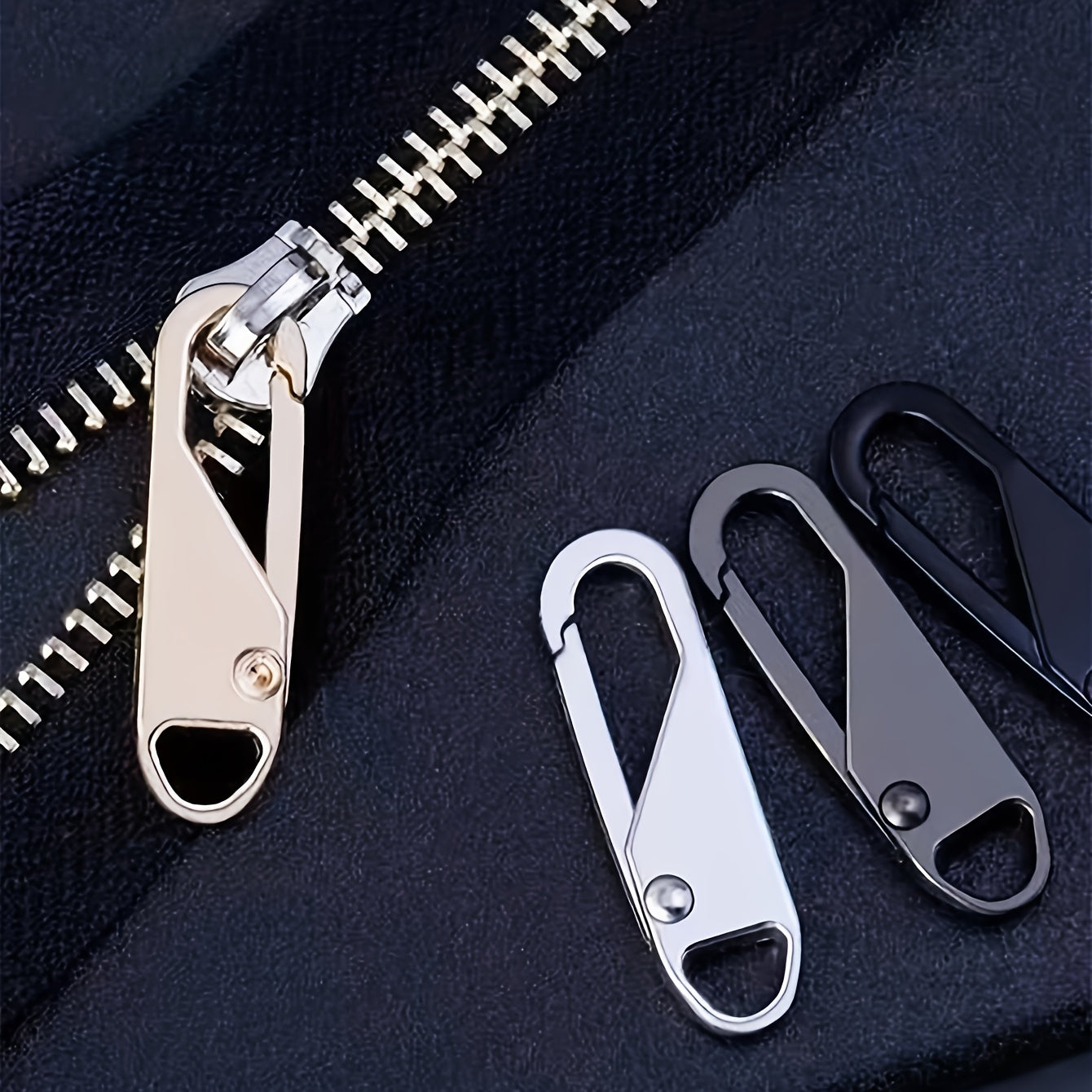 4 Stuks Rits Reparatie Tool Kit Vervanging Rits voor Jas Tas Koffer