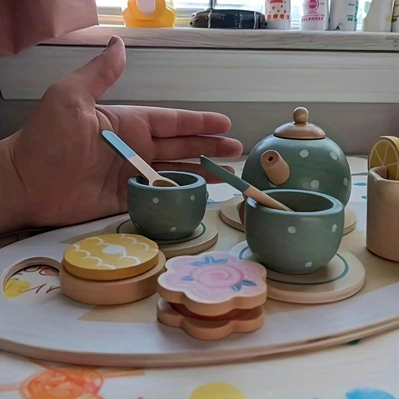Duik in de betoverende wereld van het Afternoon Tea Fantasiespel met onze Simulatieve Afternoon Tea Set kinderspeelgoedset!
