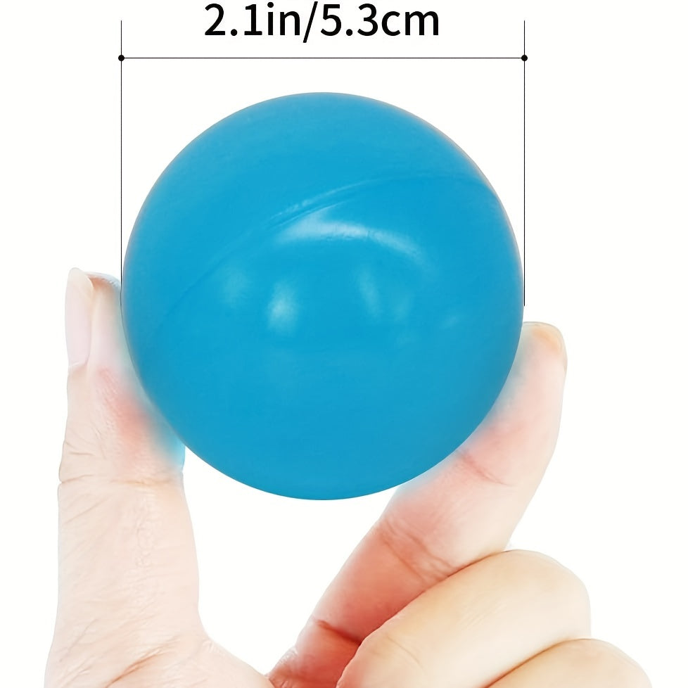 40 Schattige Ballen van 5,33 cm voor Baby's en Peuters! Veilig, Stevig en Vrij van Ftalaten en BPA voor Zorgeloos Spelen in Speelhuizen en Babyzwembaden!