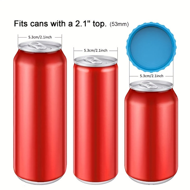 Siliconen blikafdichtingen in een set van 1 tot 6 stuks. Geschikt voor standaard frisdrank-, bier-, sap- en colablikjes. BPA-vrij en herbruikbaar voor een stofdichte en lekvrije afdichting. Beschermt en behoudt de frisheid van uw drankjes.