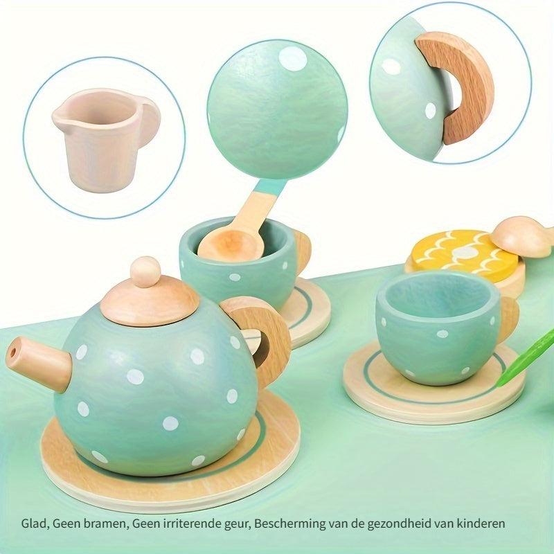 Duik in de betoverende wereld van het Afternoon Tea Fantasiespel met onze Simulatieve Afternoon Tea Set kinderspeelgoedset!