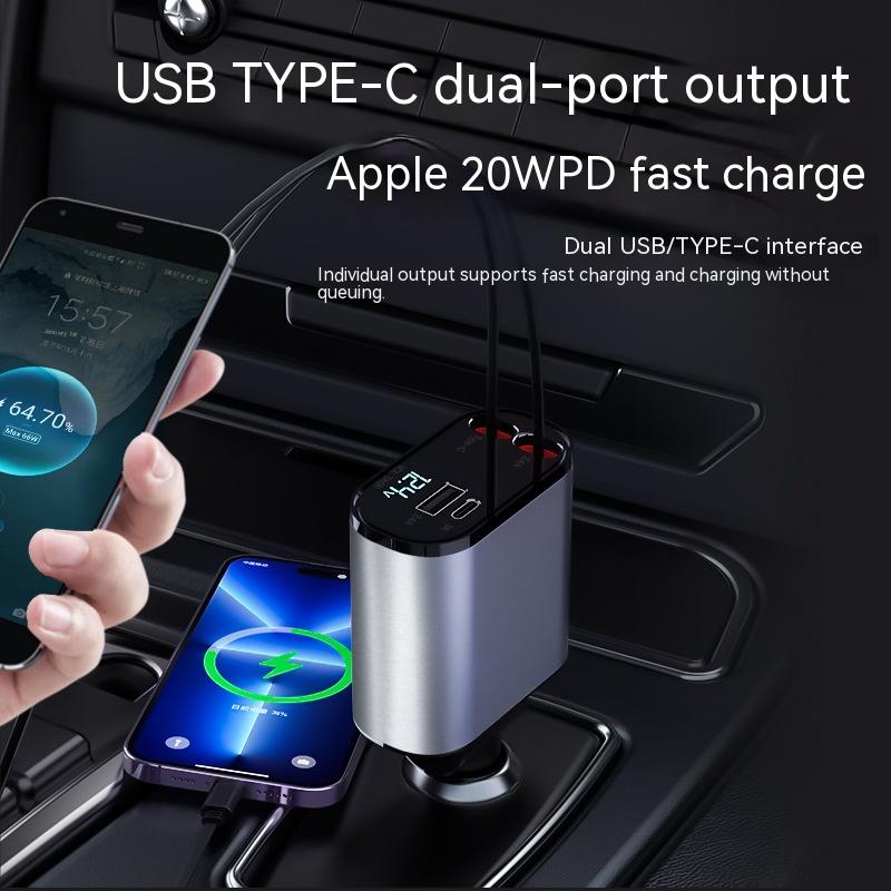 VoltBoost™ | 4-in-1 Snel, Handig, Veelzijdige Autolader