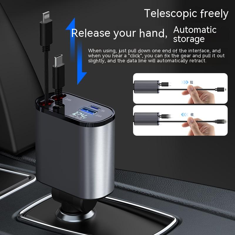 VoltBoost™ | 4-in-1 Snel, Handig, Veelzijdige Autolader