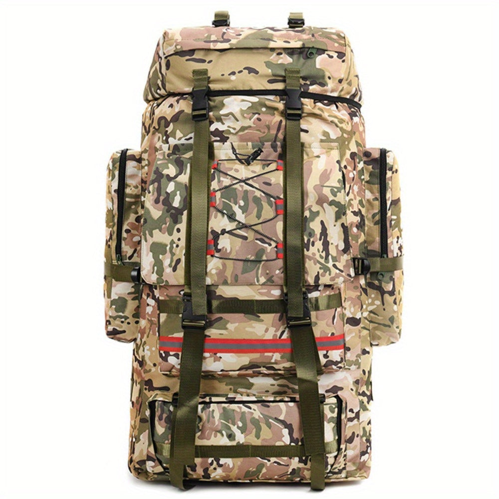 Extra Grote Rugzak: Ideale Outdoor Kampeerrugzak, Ruime Bagage- en Schoudertas voor Zowel Heren als Dames, Capaciteitsrijke Backpack