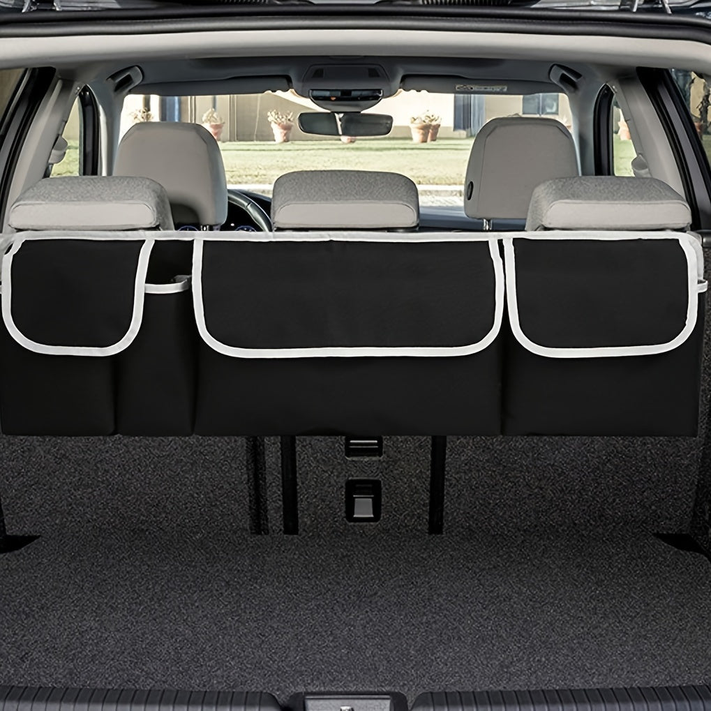 Met deze handige opbergtas voor de kofferbak en autostoel maximaliseer je de ruimte in je SUV of auto.