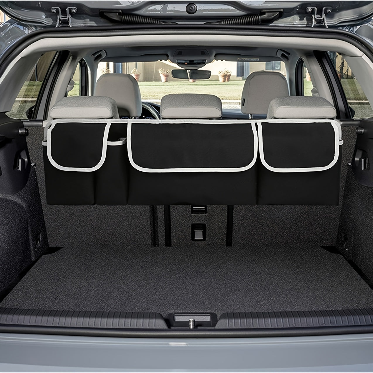 Met deze handige opbergtas voor de kofferbak en autostoel maximaliseer je de ruimte in je SUV of auto.