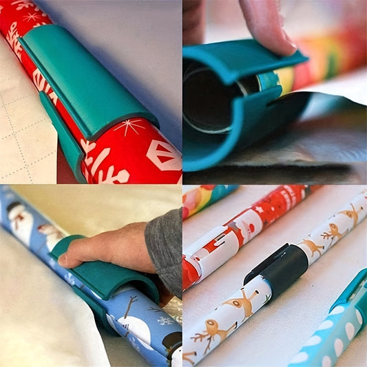 1pc Schuivende Cadeaupapiersnijder Snijgereedschap Snijdt De Perfecte Lijn Schuivende Inpakpapiersnijder