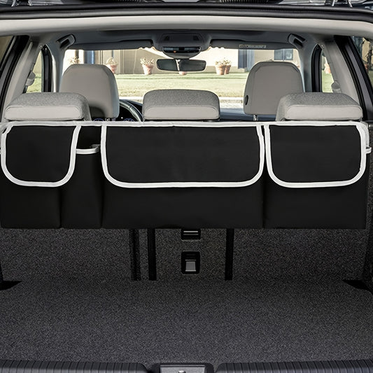 Met deze handige opbergtas voor de kofferbak en autostoel maximaliseer je de ruimte in je SUV of auto.