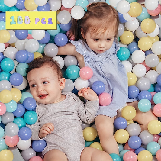 100 Ocean Ballen - Veilig en leuk voor zwembaden, pretparken en feestdagen! Het perfecte cadeau voor kinderen tijdens Halloween, Thanksgiving, Kerst en Carnaval!