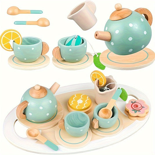 Duik in de betoverende wereld van het Afternoon Tea Fantasiespel met onze Simulatieve Afternoon Tea Set kinderspeelgoedset!